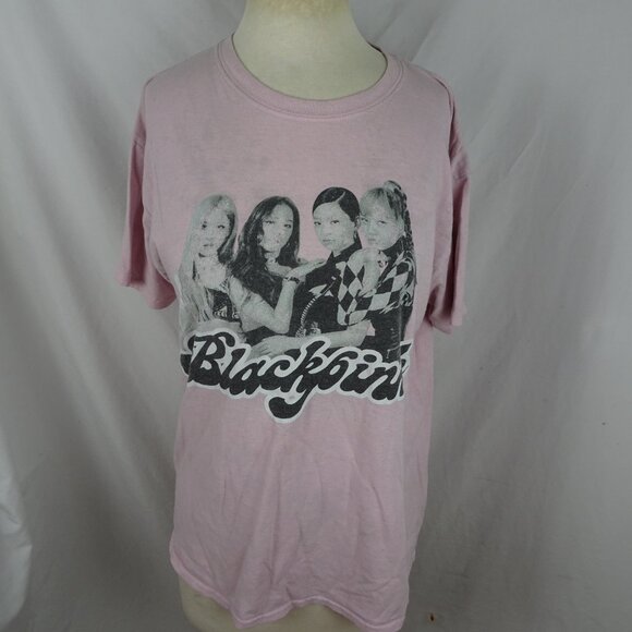 Black Pink Tops - Black Pink Shirt size L